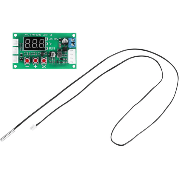 DC 12V 24V 48V 5A 2 3 4 Ledninger PWM Motor Ventilator Hastighedskontrol Regulator Temperatur Kontrol Støtte EC Ventilator