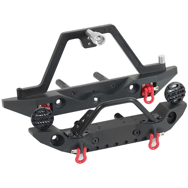 Metallstøtfanger med LED-lys for 1/10 RC Crawler Axial SCX10 90046 SCX10 III AXI03007 TRX4, Bak