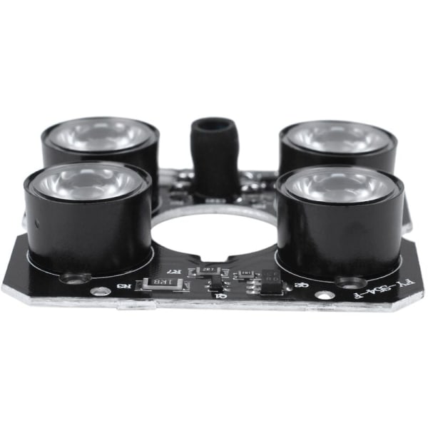 4 IR-matriser LED infraröd punkt LED-kort 4x IR för nattvision CCTV-kameror (52 mm diameter)