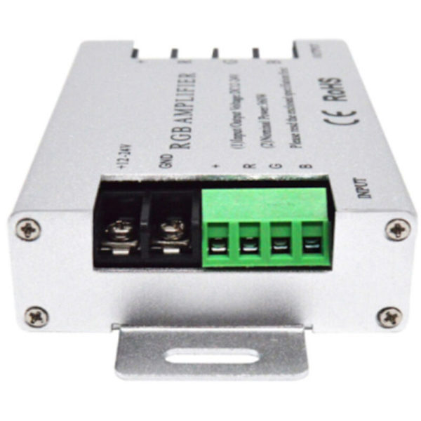360W RGB LED-förstärkarkontroll DC12V-24V 30A aluminiumhölje för RGB 5050 3528 SMD LED-remsa
