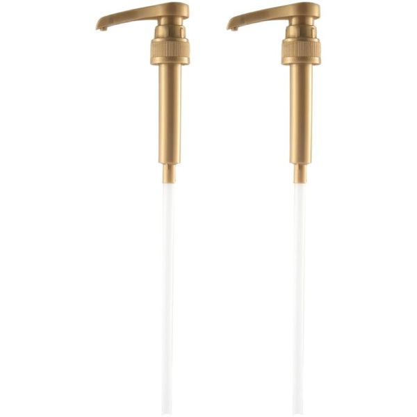 2 stk. Kaffemælk Te Dispenser Sirup Dispenser Flydende Dispenser til Sirup Saft Flaske Dispenser Pumpe