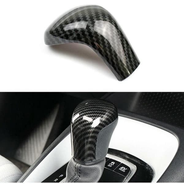 Fiber Gear Shift Knob Cover Trim til 2019-2020