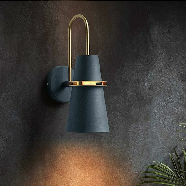 Nordisk moderne design guld horn væglamper - Ideel til soveværelse, stue eller gang - Tilføj et elegant touch til indretningen.