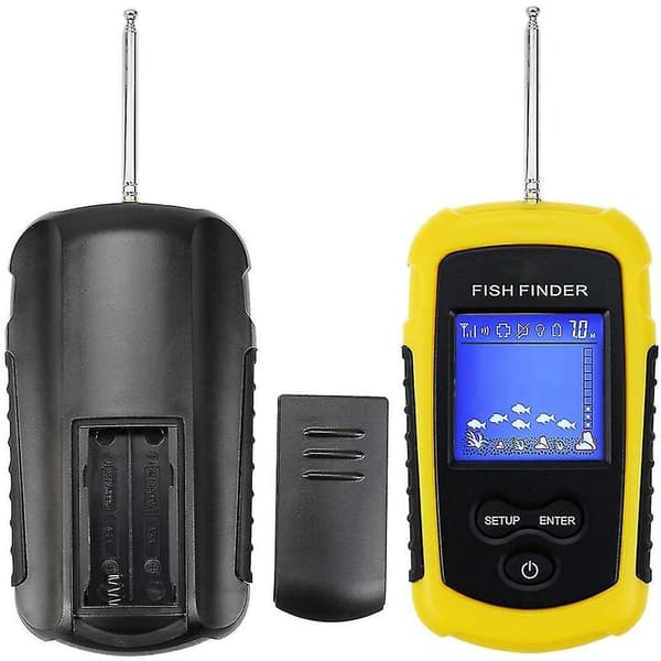 Bærbar fiskefinder dybde sonar sensor transducer