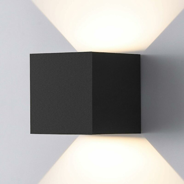 6 Watt Moderne LED Vægslampe, 3000K Varmt Indendørs Aluminium Hvid Vægslampe, Justerbar Strålevinkel, IP65 Vandafvisende 銆怑nergy Class A ++銆