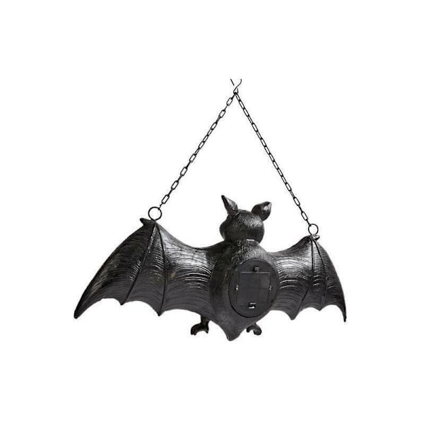Halloween-lepakko riipus ulkovalaistus LED-lyhty, simuloitu lepakko liekiton valo, hartsi riippuva lamppu juhlan koristeluun (Väri: 1 kpl)