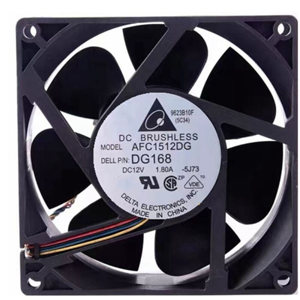 Cooling Fan for 150Mm AFC1512DG 15Cm 15050 12V 1.80A Fan for 490/690 Server Inverter:PG168, Plastic Frame