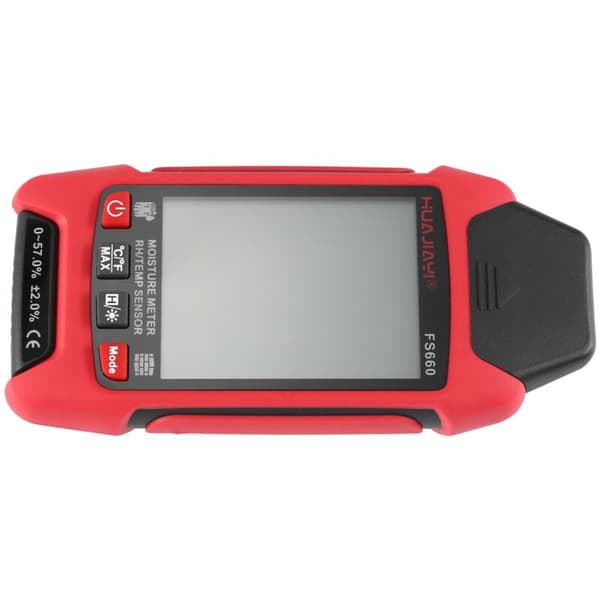 FS660 Digital Træfugtighedsmåler, LCD Træfugtighedstester, Hygrometer Træfugtighedsdetektor