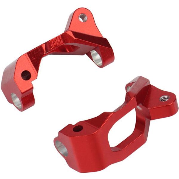 2 stk. Metall Caster Block C- for Axial Jr. AX90052 AXI90069 1/18 RC Bil Oppgraderingsdeler, Rød
