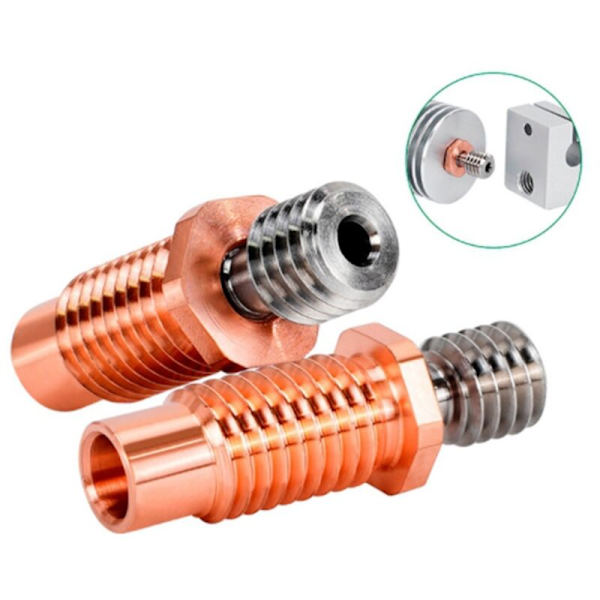10 stk. Printerdyse Varme Cutter Hals til Kobber Varmeblok -V6 1,75Mm V6 Hotend
