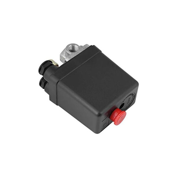 240V 16A Port 90PSI -120PSI Luftkompressor Tryk Switch Kontrolregulator Med Målinger Til Hurtig Trykreduktion