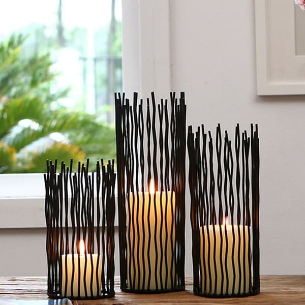 Skrivbordsstativ Bröllopsljusstakar Ljusstake Tealight Hållare Heminredning