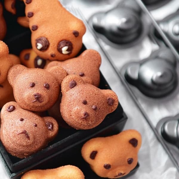Bjørnebageform Pan Non-Stick Rustfrit Stål DIY Søde Slik Kage Værktøjer Dekorere Biscuit