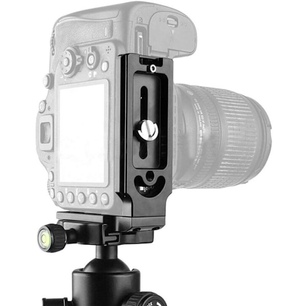 5-pack 1/4 tum D-ring QR-axelutlösningsplatta Fästskruvar Kulhuvud Stabilisatorfäste för QR-platta Monopod Stativ DSLR-kamera