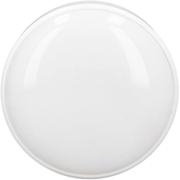 Rund LED Taklampe Bred Bestrålingsområde 6500K 20W Vanntett Taklampe for Soverom Stue Toalett Bad