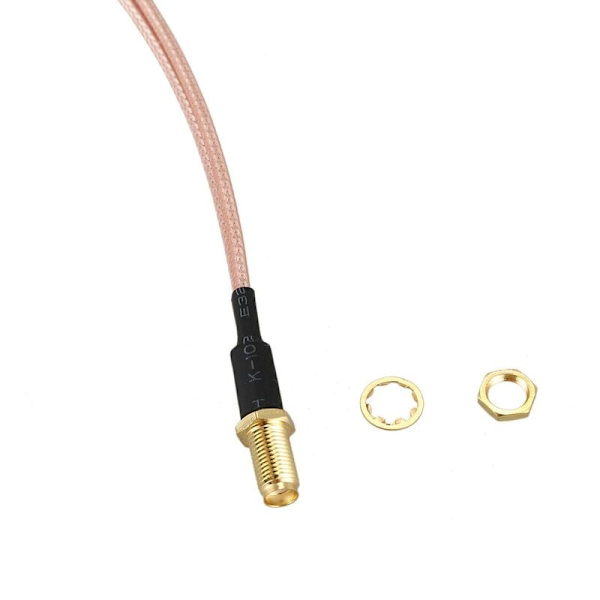 SMA till Y-typ 2 x Ts9 hane / Crc9 hane koppling koppling kabel Rg 316 30 cm guld