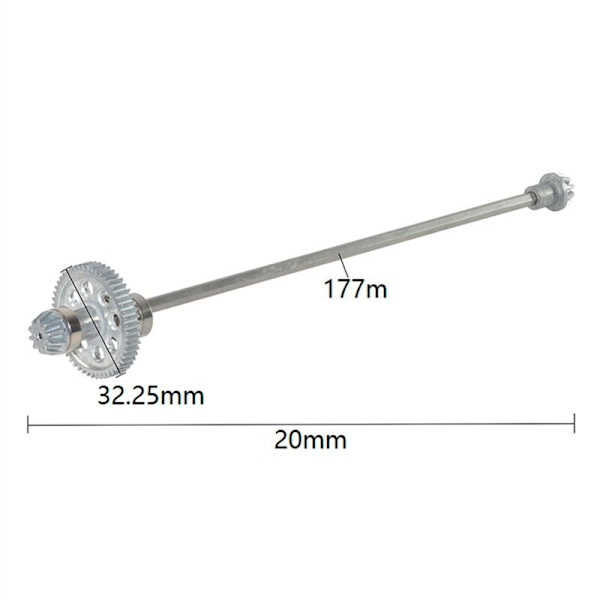 2X All Metal Pääakselin Vetoakseli Vaihteistolla Laakerisarja 9125 Päivitystarvikkeet Auton Varaosat Kaukosäädin