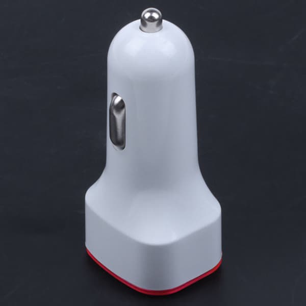 Universal mobiltelefonoplader 2.1A LED USB dobbelt 2 port adapter hot socket bil til