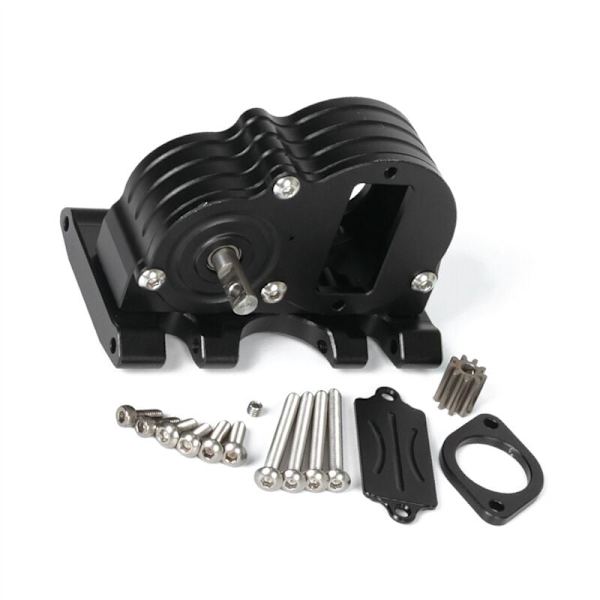 LCG lavere tyngdepunkt gearkasse med skridplade til 1/10 RC Crawler Axial SCX10 I II III Capra opgraderinger