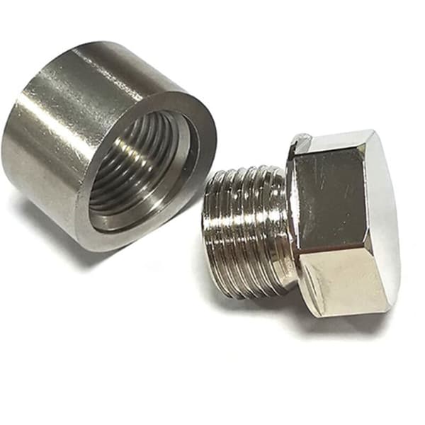 Auton muutospalveluosat Auto Oxygen Sensor O2 Socket Nut Cap X 1.5 Screw -lisävarusteet