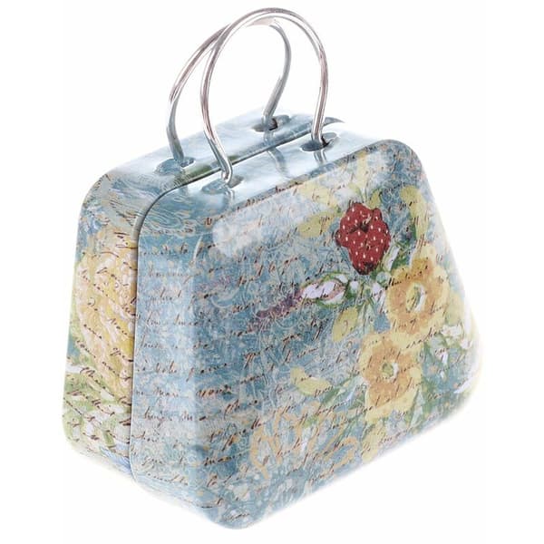 Mini liten rektangulær godteriboks for RETRO håndveske 14 (54 x 33 x 45mm)