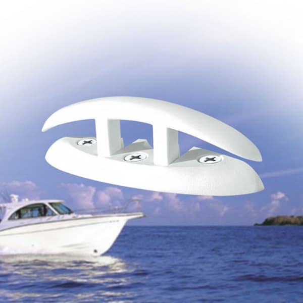 Seilbåter Nylon Flip Up Folding Pull Up Foldable Båt Klamper Folding Deck Fortøyning Klampe Båt Tilbehør Deler-5 Tommer