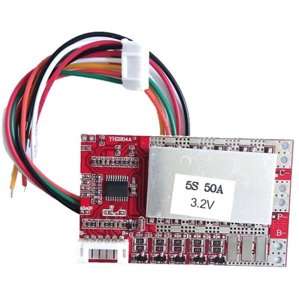 5S 50A BMS-kortti 3.7V LiFePO4 -akkukortti tasapainotuksella