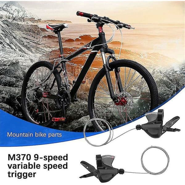 Altus M370 9-trinns Sl-m370 3x9 Shifter Trigger Set med innerkabel