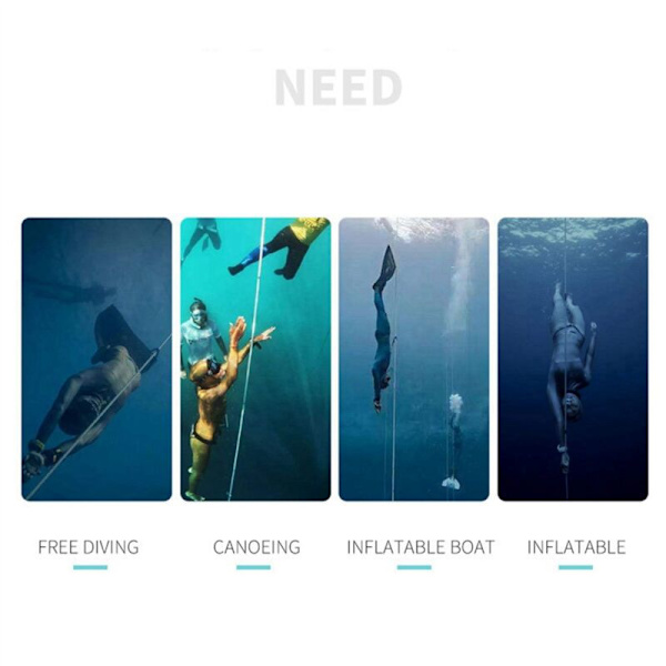 4X Scuba Diving håndleddsrem i nylon med klistremerke i rustfritt stål D-ring stropp sportsutstyr undervanns, 1,5 tommer