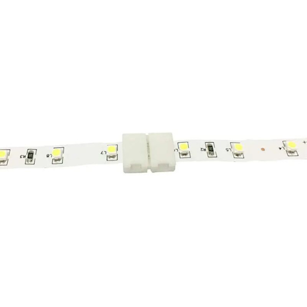 LED-remsanslutning 2-stifts LED-remsanslutning för SMD 5050 5630 enfärgad LED-remsa Vattentät och icke-vattentät 10 mm bred, fri lödning
