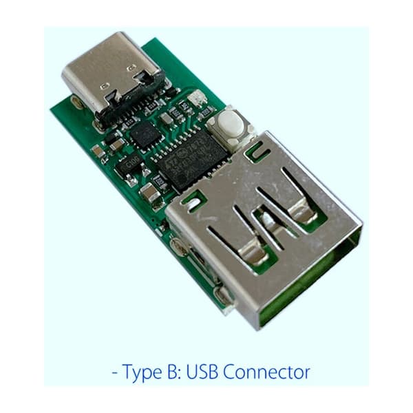 Typ-C PD2.0 PD3.0 Trigger till DC Spoof Scam Snabbladdningsdetektor USB-PD Strömbrytare Kretskort Modul för Laptop B