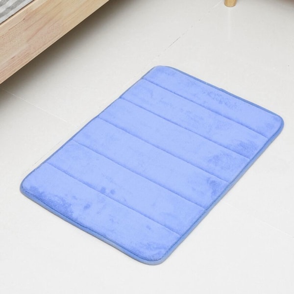 Non-Slip Quick-Drying Roll Floor Mat for Home (Dark Blue)