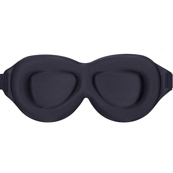 Ögonmasker för sömn, 3D-formad 100% mörkläggning, justerbar bekväm ögonmask