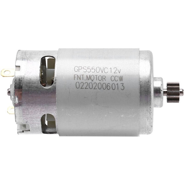 RS550 12V DC-motor DIY-elverktygssats med högvridmomentväxellåda och 12 tvåväxlade tänder för elektrisk borrskruvmejsel