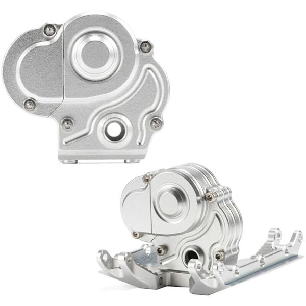Växellådskåpa, växellådslock för Axial 1/18 UTB18 CAPRA RC klätterbil uppgraderingsdelar, silver