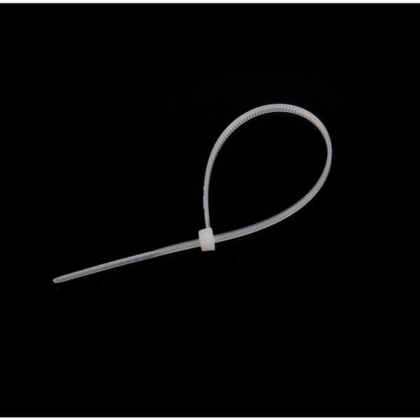 Kabelbindere / Lynlåsbindere Wraps, Hvid 200Stk 150MmX3Mm