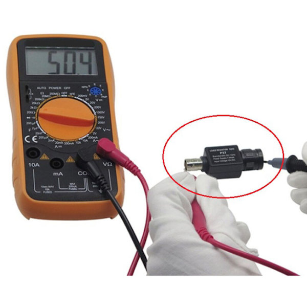 P57 Q9 Adapter 50Ohm Gennem Terminator BNC Sædekontakt 50KY Enhedsbelastningsmodstand 50Ω DC-1GHz