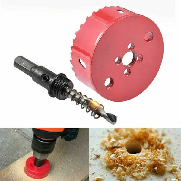 M42 HSS Bi-Metal Hulsav 80mm, Hulsavskærer til Jern, Aluminium, Træ, Gipsplader, Rør, Plast, Fiberplade