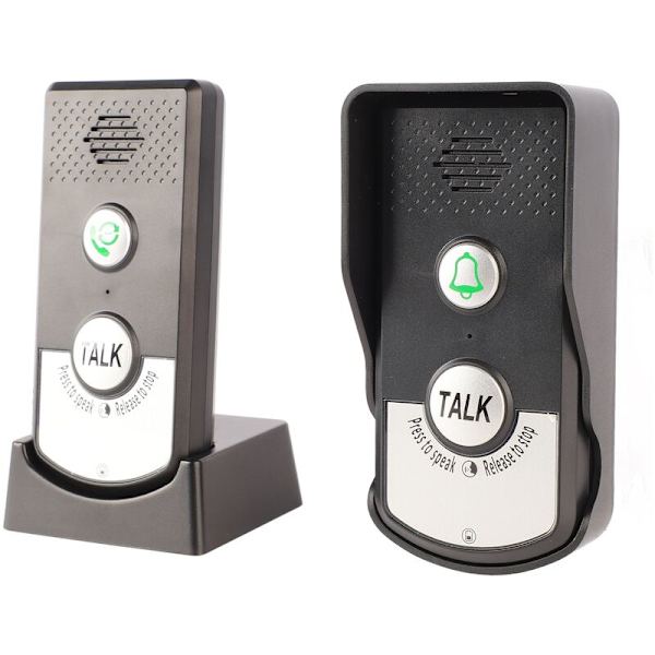 Trådløs Langdistance Stemme-Intercom Dørklokke 3 Hastighedsjusterbar Intercomunicador Lyd Dørklokke
