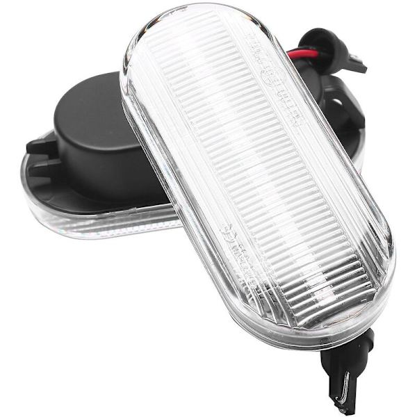 2 kpl LED-sivusuojan vilkkuvalot For Focus Mk2 (valkoinen)