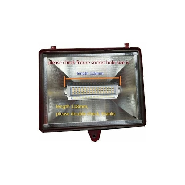 R7S LED J118 118mm Dæmpbar Pære 30W Lys 3000k Varmt Hvidt AC 220V 3000LM Slank J Spotlight J LED Til Ækvivalent R7S 300w 400w Halogen Glødepære