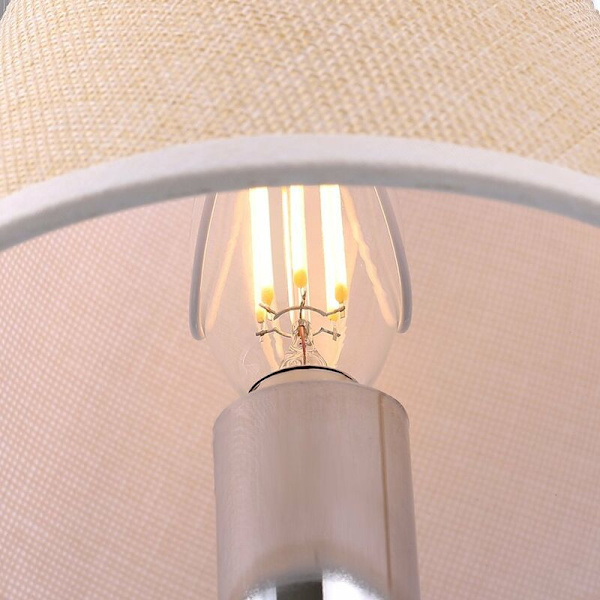 3 st tyg bubbla typ lampskärm enkel lampskärm taklampa lock ljus tillbehör för -Svart