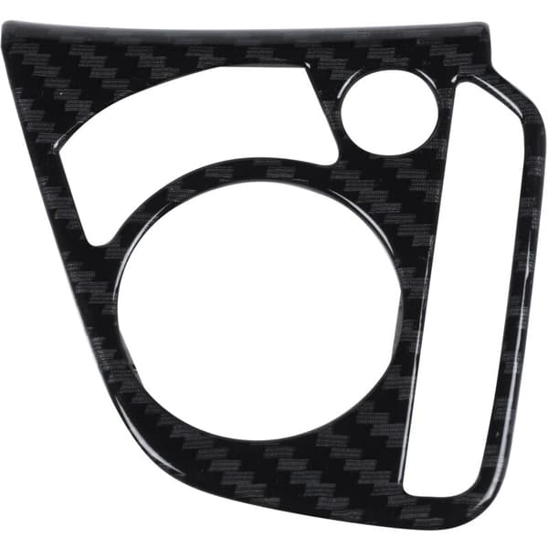 2 stk. Dekselpanel for bilratt-knappbryter i karbonfiber for / 2016 2017 interiør