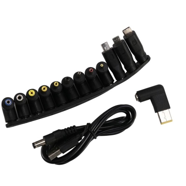 DC USB till 5.5X2.1 power Multifunktionell utbytbar DC-kontakt Lämplig för bärbara datorer och routrar