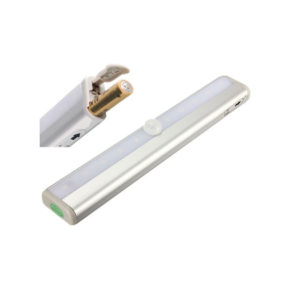 LED-lysstrimmel 10 PIR-sensor LAMPE BELYSNING PR DIREKTØR Skuffeskab SKAB