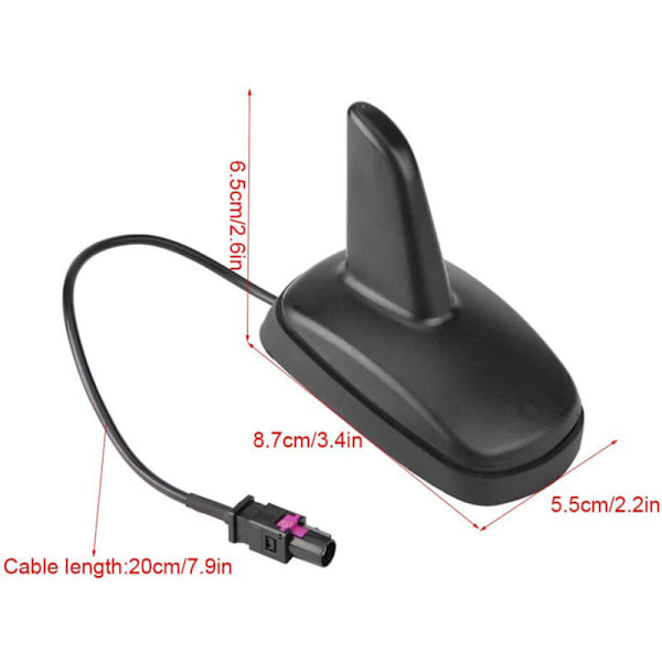 Biltagantenne til Golf 5 6 -6R A3 A4 A6 Seat Fakra MINI