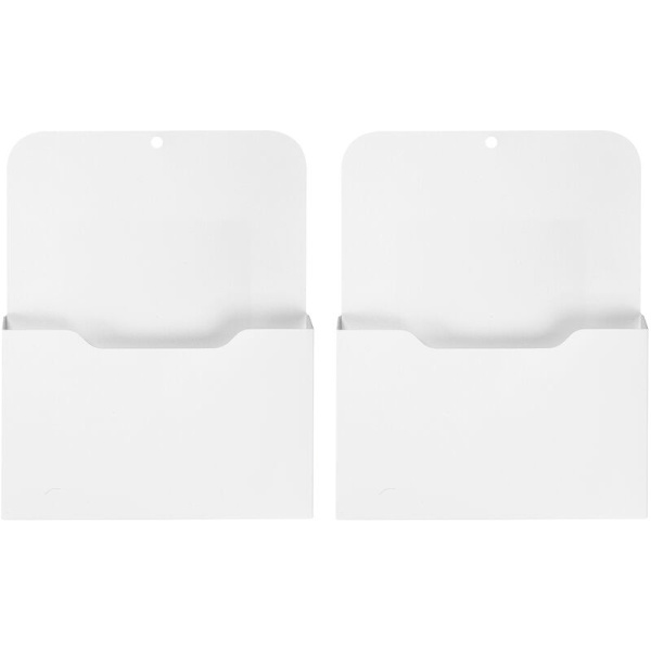2-pack magnetiska pappersklämmor, väggfiler, förvaring av kontorsmaterial, tidningsbrevlåda (för anteckningsböcker), dagböcker, brev