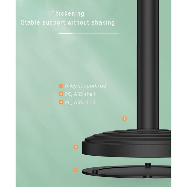 Universell Retractable Live Mobiltelefonholder Desktop Lazy Live Broadcast Brakett Mobiltelefonholder