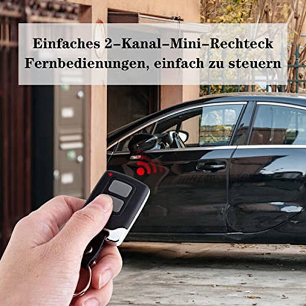 Fjärrkontroll för garageportöppnare kompatibel med FAAFIX 433Mhz bärbar sändare