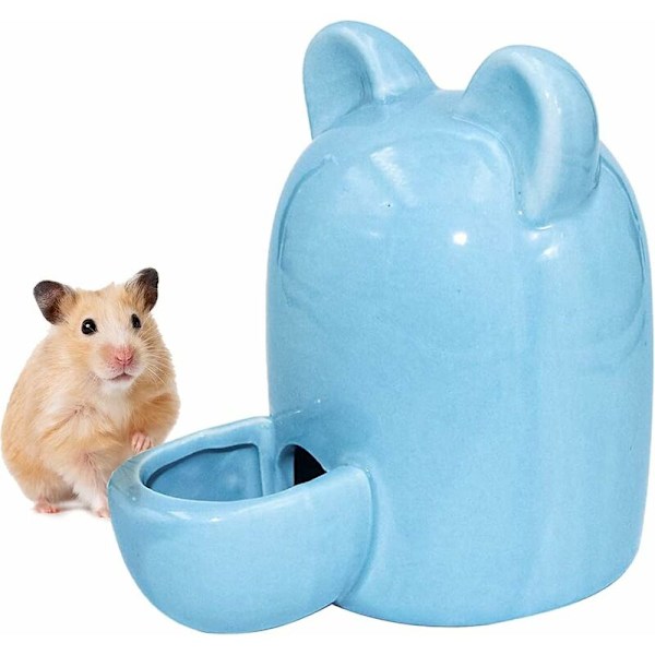 Keramisk Vattendispenser för Smådjur, Automatisk Marsvinsvattendispenser, Tyst Keramisk Dricksvattenbehållare, för Hamster, Chinchilla, Marsvin, Igelkott, 25